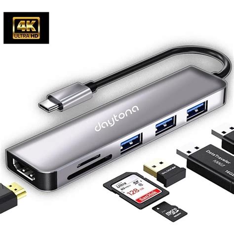 Daytona Ch 13 Type C To 3 usb 3 0 4K Hd HDMI Sd Tf Kart Fiyatı