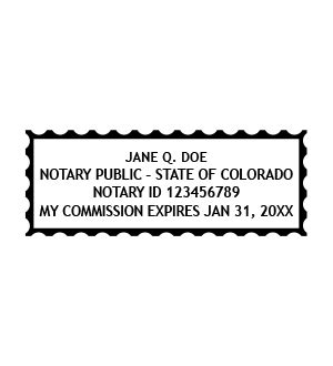 Colorado Notary Stamps Nna