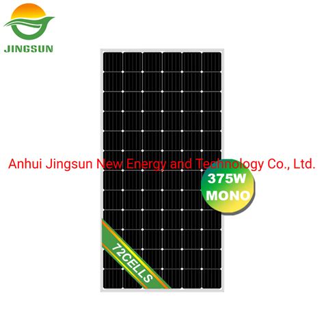 Jingsun High Efficiency 72 Cells PV Mono Solar Panel With 375W 395W