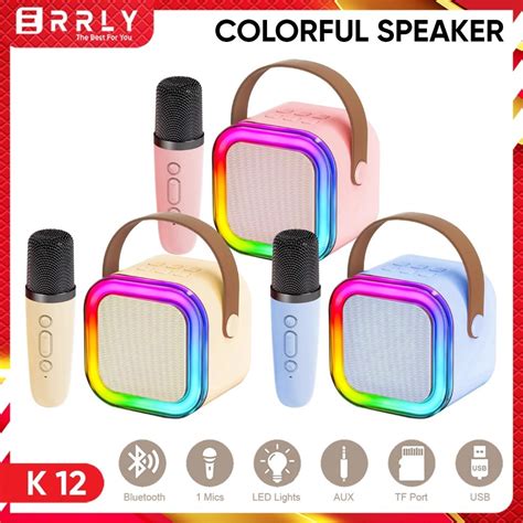 Jual Speaker Karaoke Bluetooth K Led Mini Karaoke Set All In Super