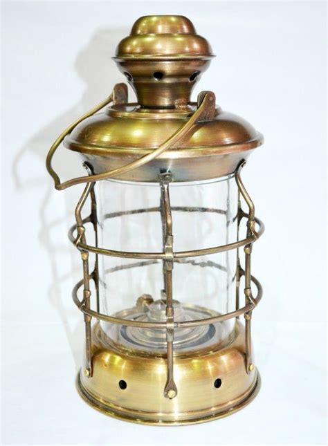 12 Brass Cargo Lantern Ship Lamp Maritime Nautical Home Decor Boat Lamp Nautical Home Brass