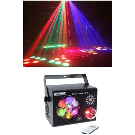 Jeux de Lumière Multi Effet 4 EN 1 Laser Magic Ball 1 x LED 9W RGBW 3