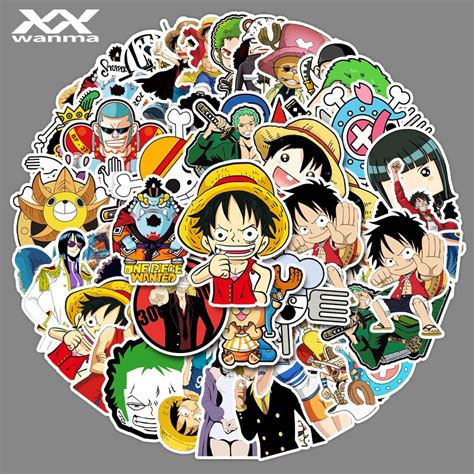 One Piece Luffy Zoro Anime Sticker Pcs Set China One Piece And