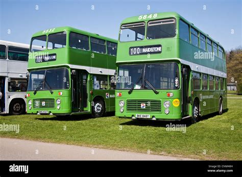 Two Maidstone And District Bristol Vrt Buses Stock Photo Royalty Free