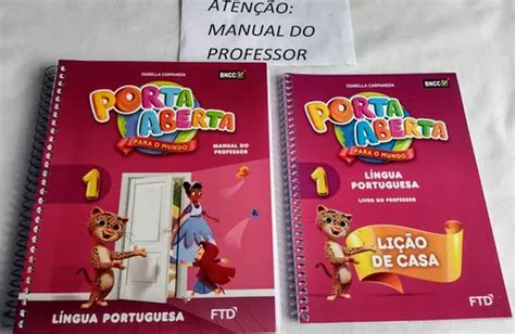 Porta Aberta Para O Mundo Língua Portuguesa 1º Ano Do Professor