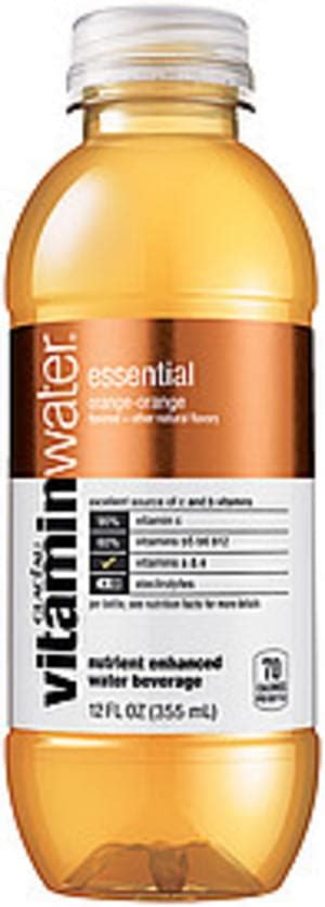 Glaceau Vitaminwater Essential Orange Orange Vitaminwater 12 Oz