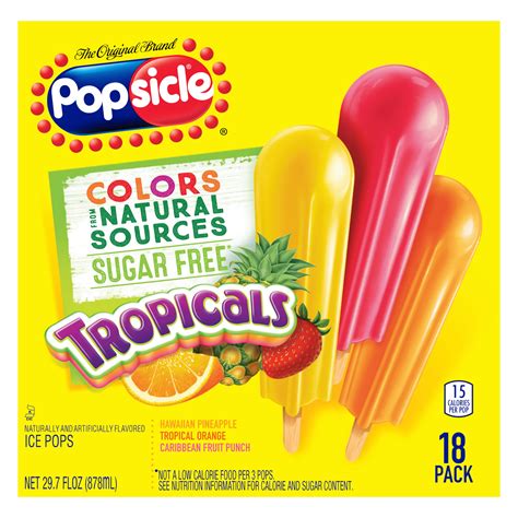 Popsicle Tropicals Ice Pops - Shop Bars & pops at H-E-B