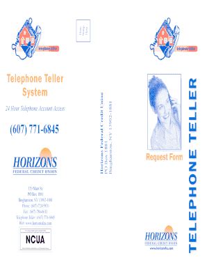 Fillable Online Telephone Teller System TELEPHONE TELLER Fax Email