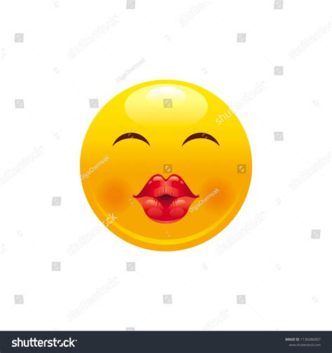 47 Object emoji_kiss_lips 图片、库存照片和矢量图 | Shutterstock