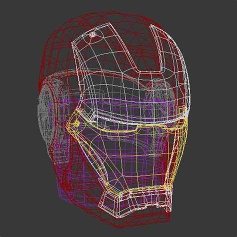 Iron man helmet 3D Model $10 - .3ds .obj .max - Free3D