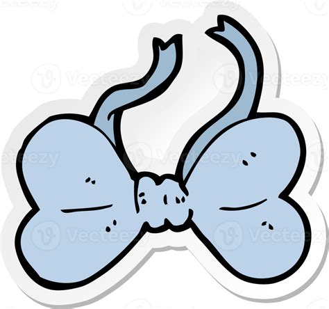 Sticker Of A Cartoon Bow Tie 40287533 Png