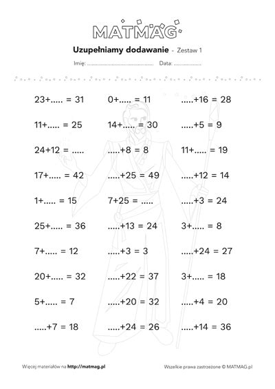 MATMAG pl matematyka szkoła podstawowa gry i zadania