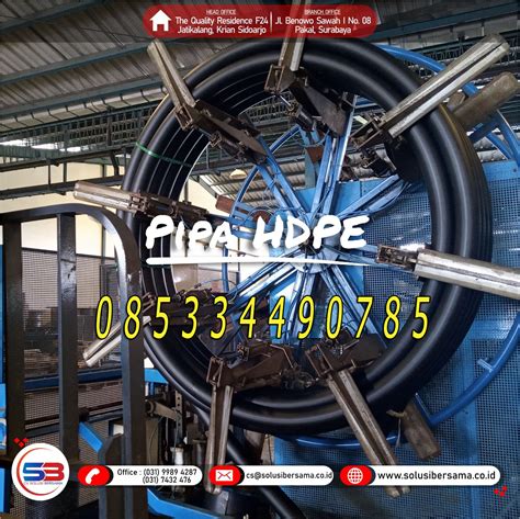 PT Solusi Inti Bersama SIB Hadir Sebagai Distributor Pipa HDPE Terbaik