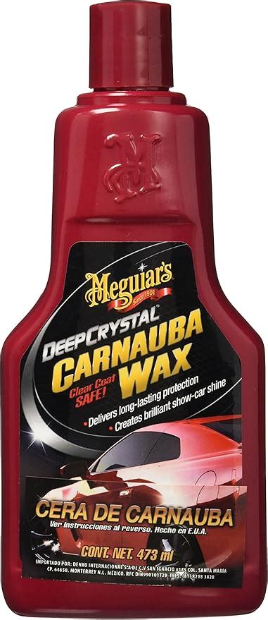 Meguiars Oficial Deep Crystal Cera De Carnauba A2216s 473 Ml