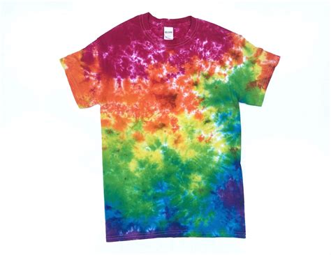 The Classic Crumple Tie Dye T Shirt Short Sleeve And Long Sleeve Etsy