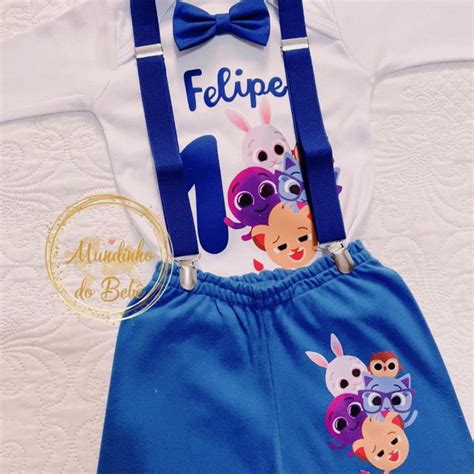 Roupa Bolofofos Menino Body Bolofofos Elo Produtos Especiais