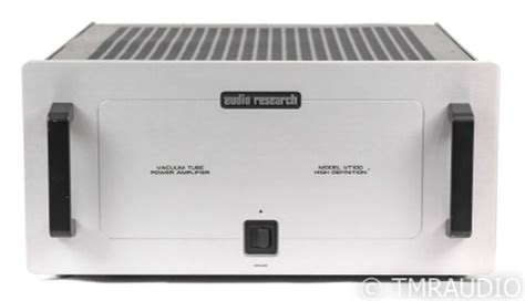 Audio Research VT100 Stereo Tube Power Amplifier; Silver; VT-100 - The ...