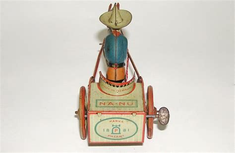 Lehmann German Made Nanu Wind Up Tin Lithography Toy