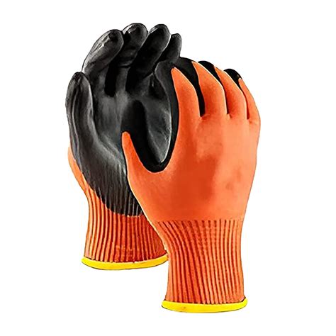 Robustt Nylon Nitrile Coated Industrial Safety Hand Gloves Pack Of