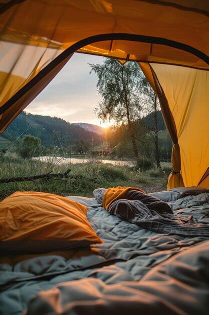 Premium Photo Camping In The Great Outdoors Provides A Unique