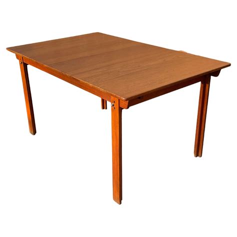 Extending Scania Teak Dining Table By Nils Jonsson Midcentury For