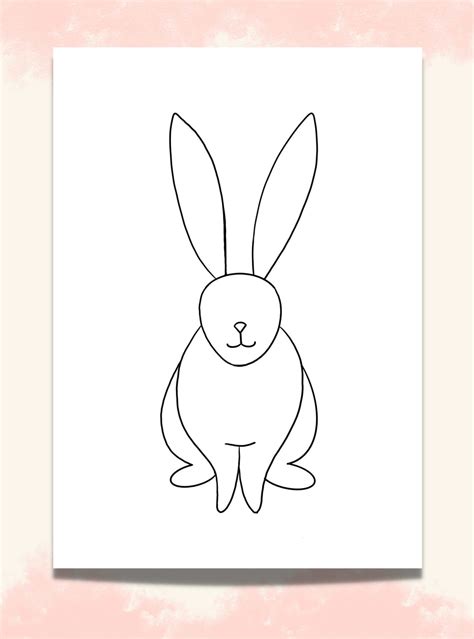 Looking for a Cut Out Printable Bunny Template? 10 Cute Bunny Outlines ...