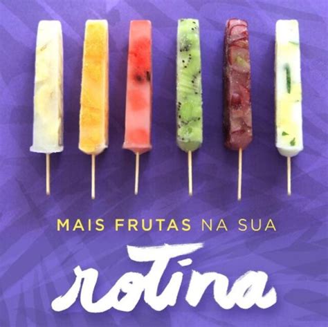 Sorvete Naked picolés de fruta ajudam a manter a boa alimentação