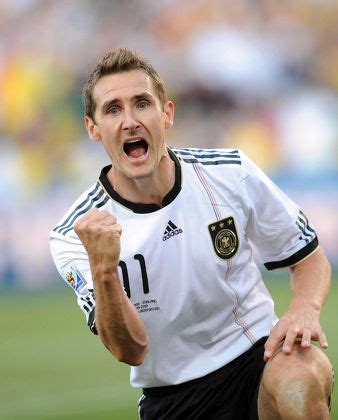 Miroslav Klose Germany Jubilates Scoring Goal Editorial Stock Photo ...