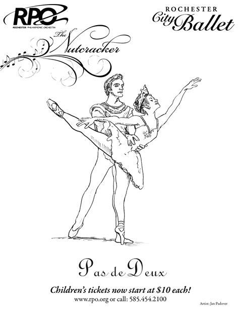 Realistic Ballet Coloring Pages Clip Art Library