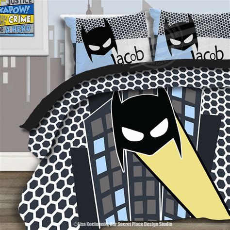 Boys Superhero Bedding Kids Bedding Comic Book Bedding | Etsy