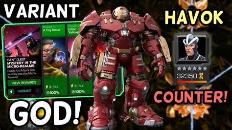 Hulkbuster Buff Is Amazing For Variant 2 And An Effective Havok Counter Marvel Contest Of