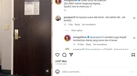 Mongol Stres Unggah Momen Mencekam Terdengar Suara Tembakan Beruntun