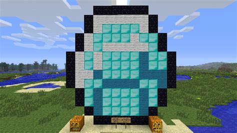 Diamond First Pixel Art Minecraft Map