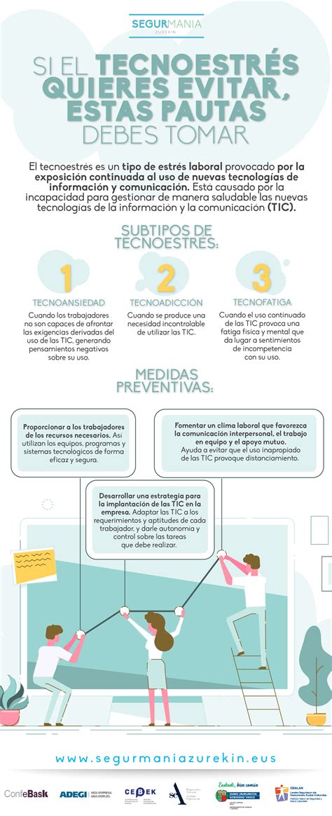 Si El Tecnoestrés Quieres Evitar Estas Pautas Debes Tomar Segurmanía