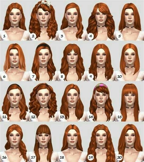 Pin On Cc Capelli Per The Sims 4 Sims Hair Sims 4 Characters Sims