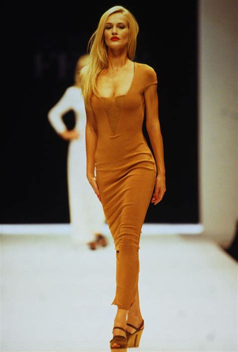 Gianfranco Ferre Runway Show RTW S S 1996 Fashion Bodycon Dress