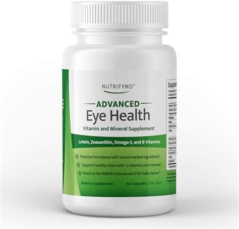 Amazon Nutrifymd Advanced Eye Health Vitamin And Mineral