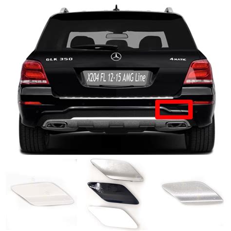 Trimla Rear Tow Cover Fit 12 15 Mercedes Benz GLK X204 AMG Line For