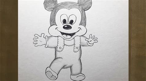 Mickey Mouse Pictures Pencil Drawing Easy - Infoupdate.org