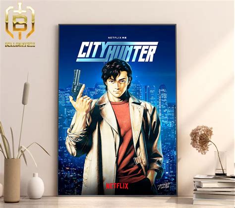 Japanese Manga City Hunter Transform Netflix Movie Ryo Saeba Home Decor ...