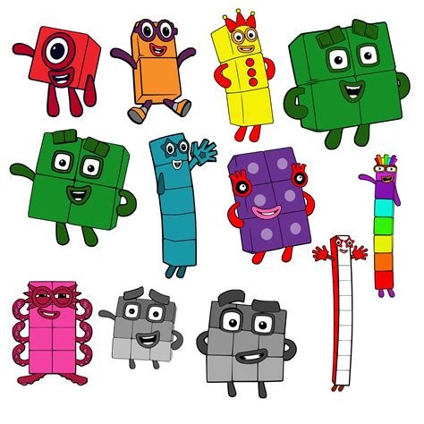 Numberblocks Bundle Svg Etsy Uk