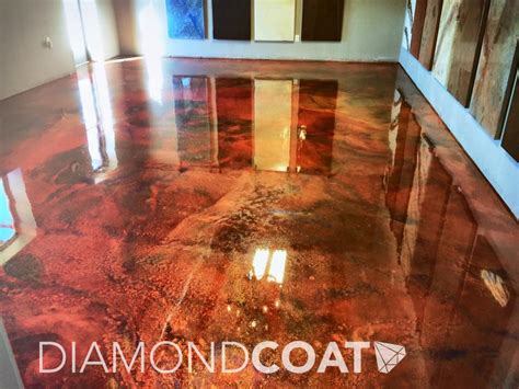 Fiery Red Gold And Copper Custom Epoxy Flooring Epoxy Countertop Countertops Soapstone