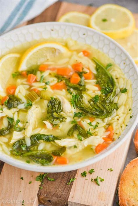 Lemon Chicken Orzo Soup Simple Joy