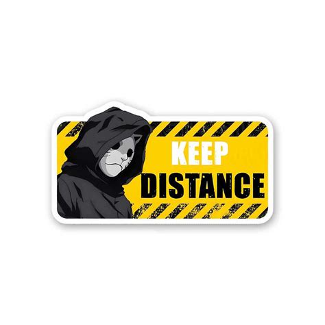 distance sticker