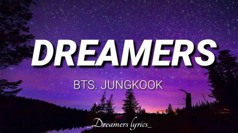 Bts Jungkook Dreamers [ Lyrics ] Fifa World Cup 2022 Official