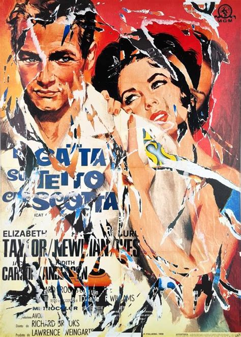 Mimmo Rotella 1918 2006 La Gatta Sul Tetto Che Scotta Catawiki