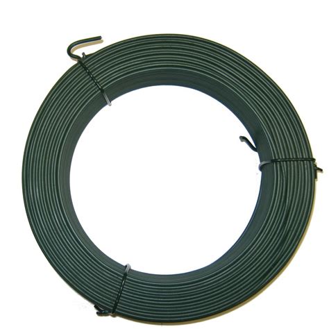 FIL DE FER PLASTIFIÉ VERT BOBINE Ø1 40MM 50M KICLO