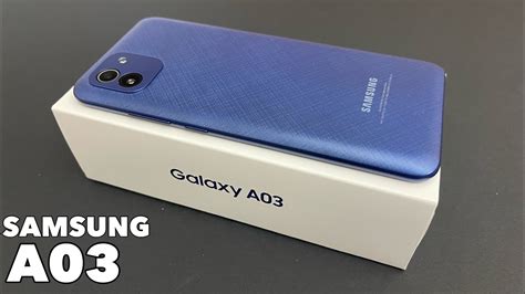 Unboxing SAMSUNG Galaxy A03 Blue YouTube