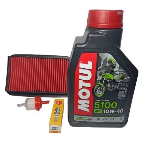 Kit Afinación Motos Para Honda Cargo 150cc Aceite Motul 5100 Cuotas