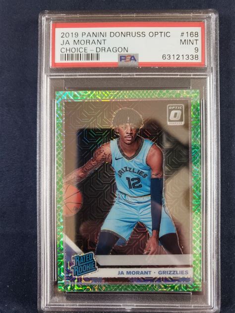 Ja Morant 2019 Optic 168 Choice Dragon SSP PSA 9 Price Guide